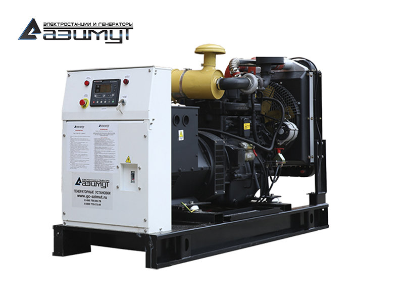 Дизельный генератор АД-40С-Т400-2РМ5 SDEC мощностью 40 кВт (380 В) открытого исполнения с автозапуском (АВР)